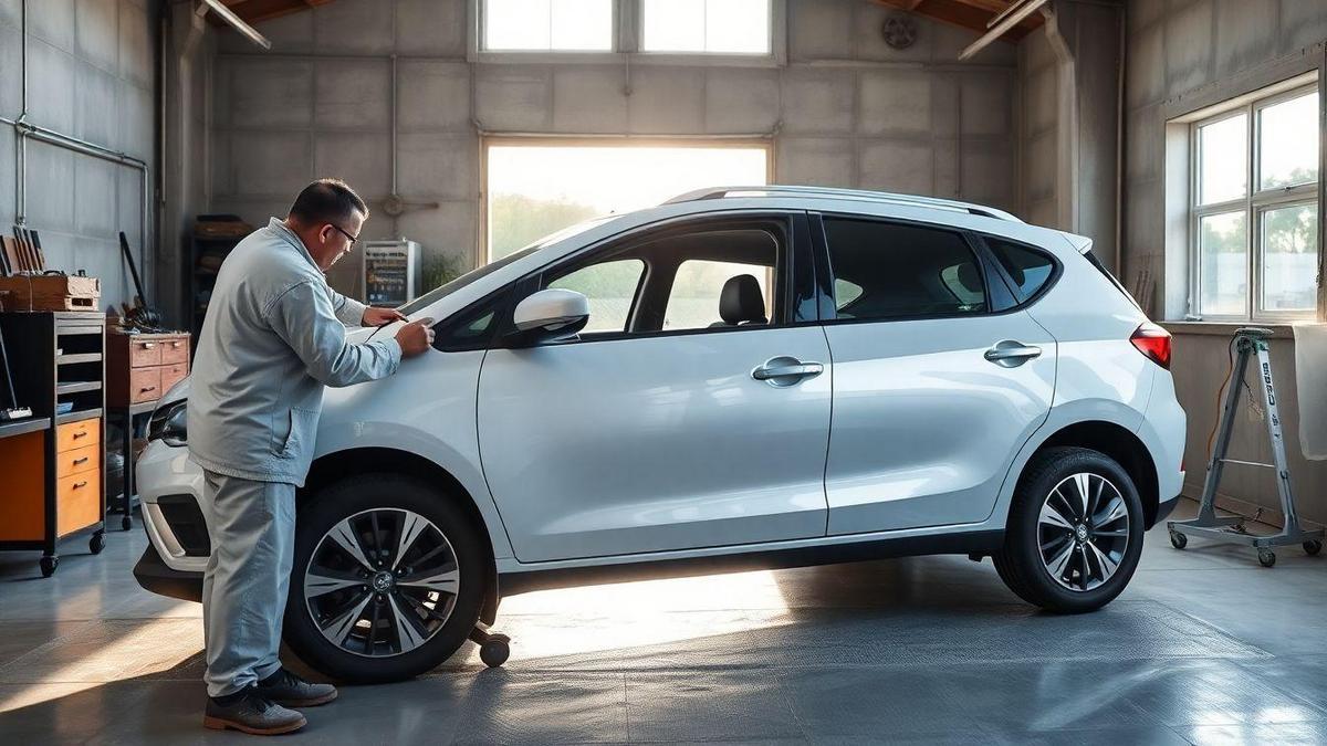 Melhoria da Aparência do Carro com Funilaria e Pintura