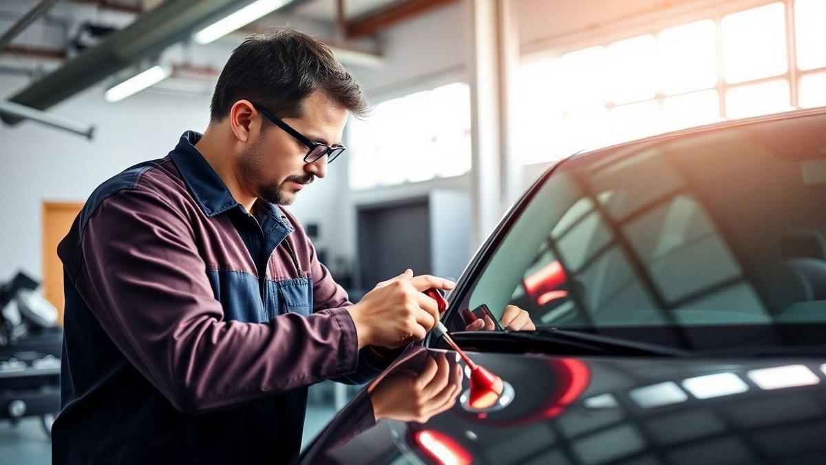 O processo de avaliação de amassados em veículos