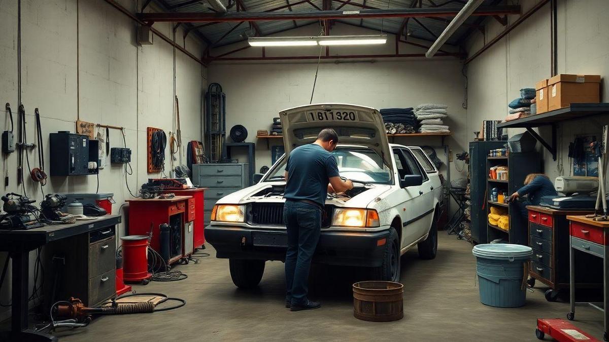 Serviços de funilaria disponíveis para carros usados